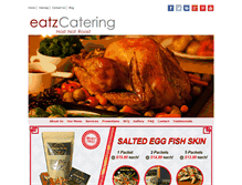 Tablet Screenshot of eatzcatering.com